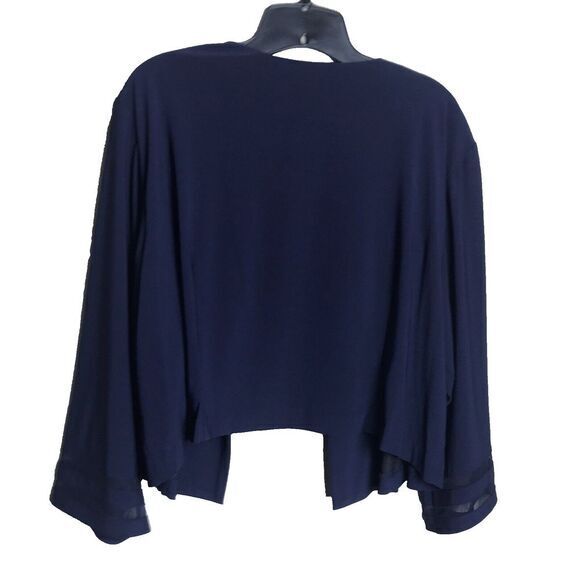 NWOT Jessica Howard Woman's Navy Dress &Jacket Lace‎ On Hem And Sleeves Size 20W - Picture 7 of 11